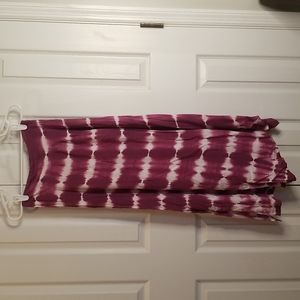 Kori America Tie-Dye Skirt Size Small Purple